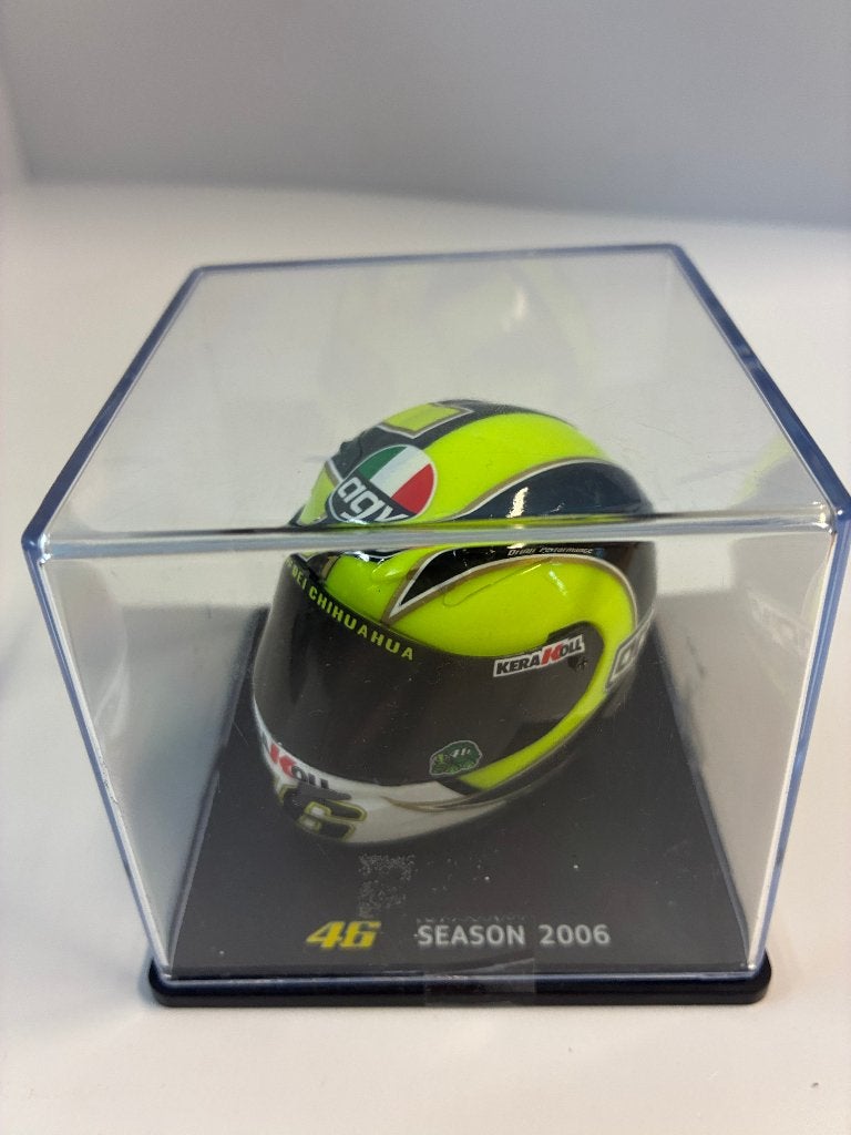 79723: Helm - MotoGP - Valentino Rossi - Season 2006 - 1:5, Overige typen, Zo goed als nieuw, Bachsatztstr. 54 D 72131 Ofterdingen, Germany