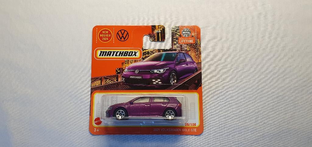 Matchbox VW Golf GTE 2021, Hobby en Vrije tijd, Modelauto's | Overige schalen, Ophalen of Verzenden, Nieuw, Auto