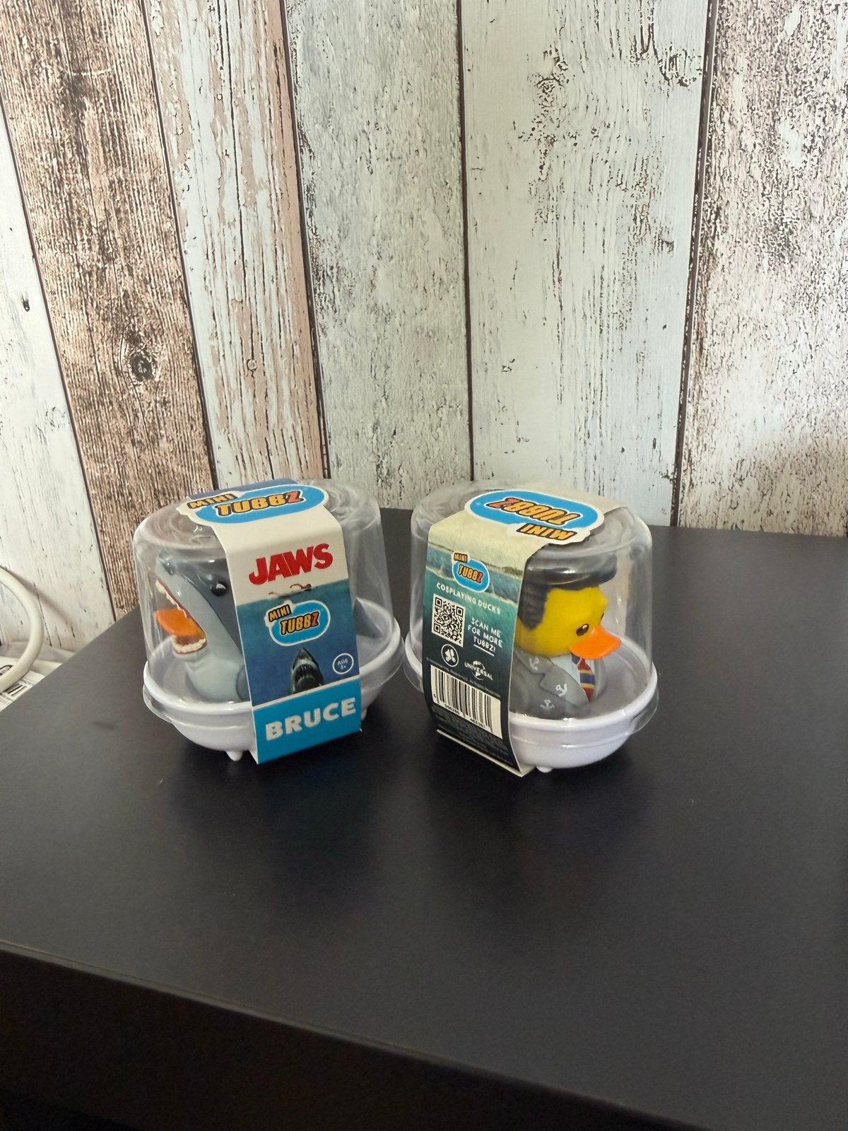 Jaws Mini Tubbz Collectible Rubber Ducks - Bruce & Mayor Vau, Ophalen of Verzenden, Nieuw, Jongen of Meisje