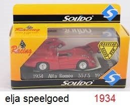 Solido modelauto 1:43 Alfa Romeo 33/3 ( 1970 ) 1934, Hobby en Vrije tijd, Modelauto's | 1:43, Ophalen of Verzenden, Nieuw, Auto