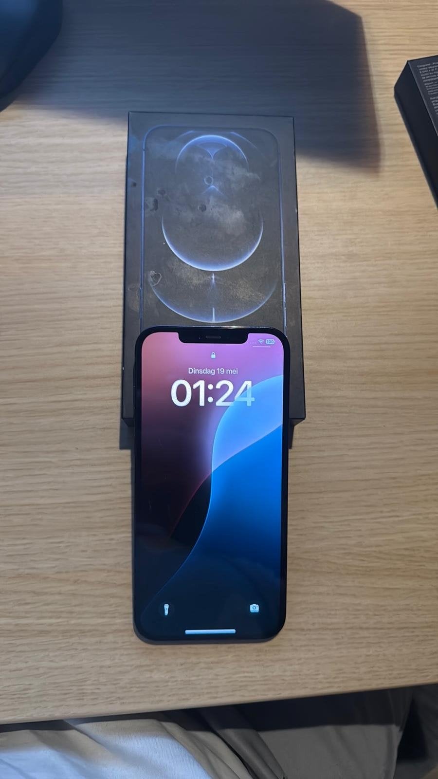 Apple iPhone 12 Pro Max 128GB Blauw - Batterij 77%, Telecommunicatie, Mobiele telefoons | Apple iPhone, Blauw, Zonder simlock