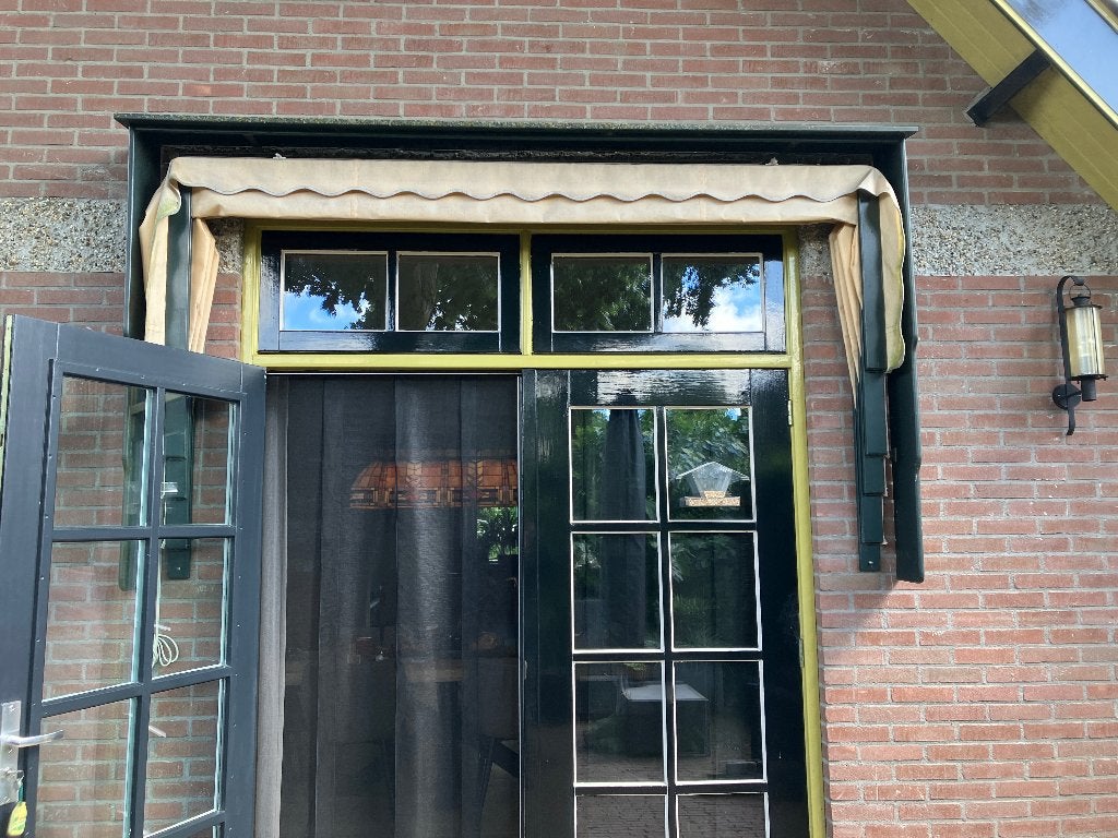 Markies lichtgeel, "petmodel" met houten kap, Ophalen, Gebruikt, Minder dan 250 cm, Markies