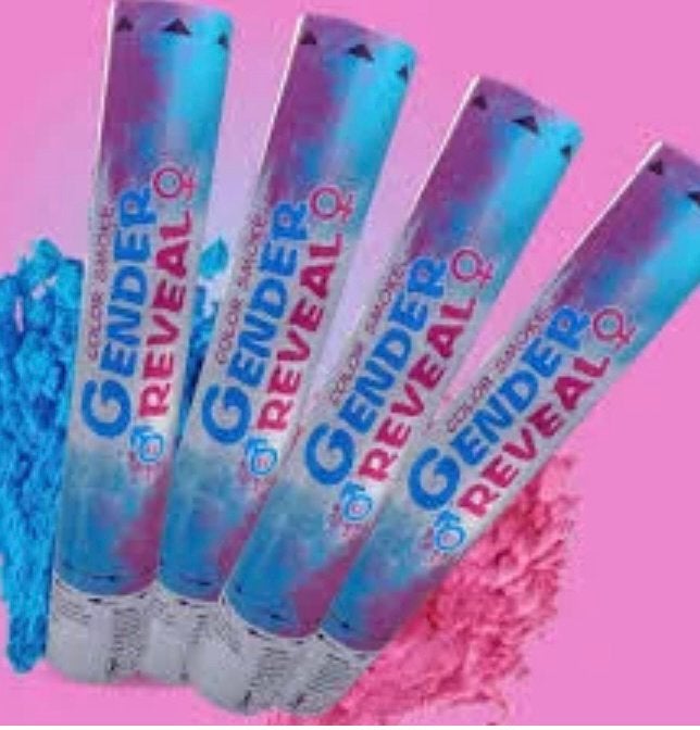 Gender reveal poedershooters - kanon, Ophalen of Verzenden, Nieuw, Geboorte of Huwelijk
