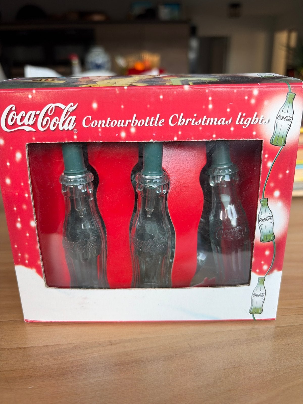 Vintage Coca cola kerstlampjes in originele doos, Diversen, Kerst, Ophalen of Verzenden, Zo goed als nieuw
