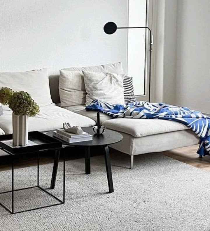 Söderhamn ikea chaise lonque met stoel Eco leather, Ophalen of Verzenden