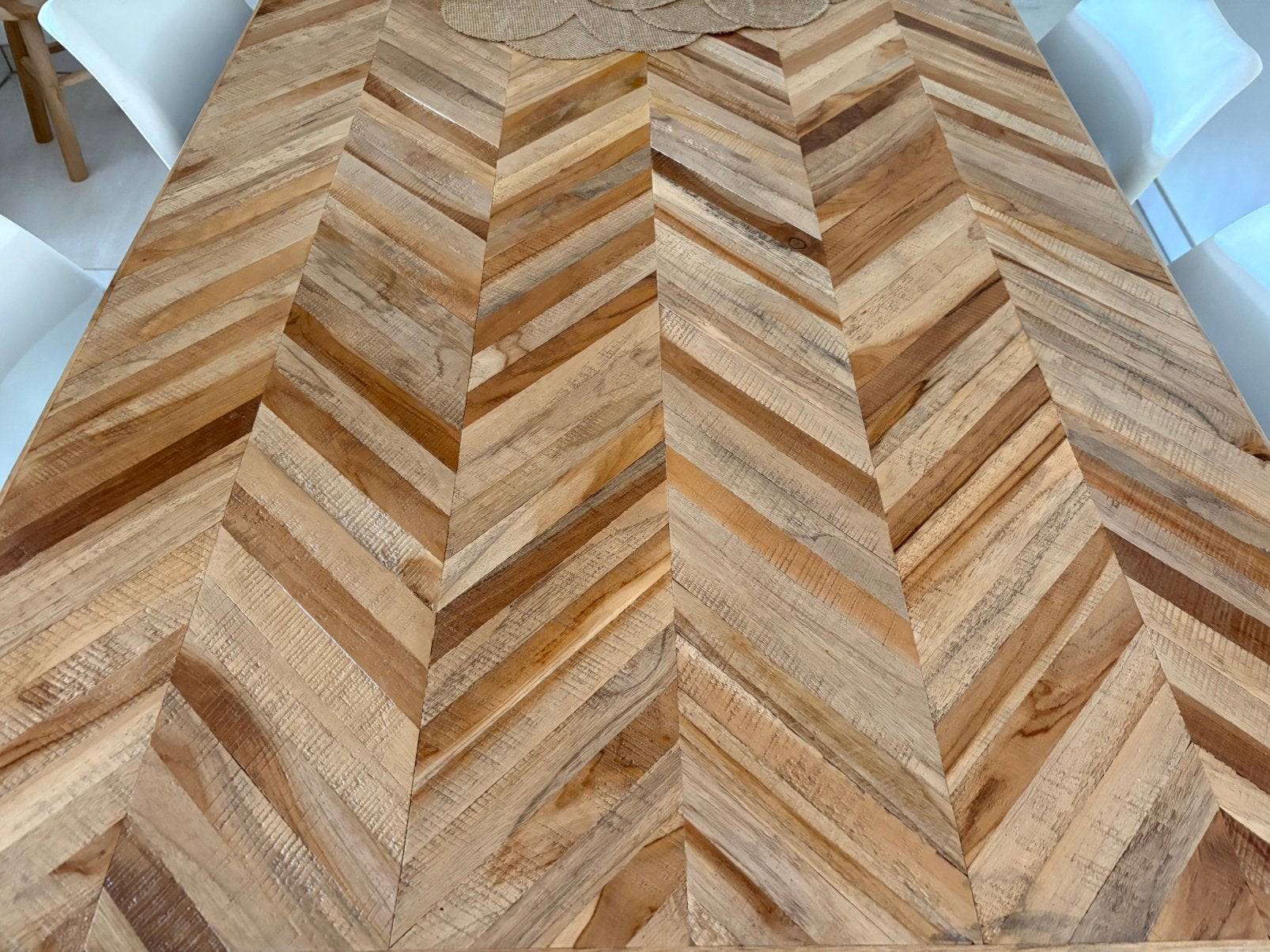 Eetkamertafel met 6 stoelen, Ophalen, 50 tot 100 cm, Zo goed als nieuw, 150 tot 200 cm
