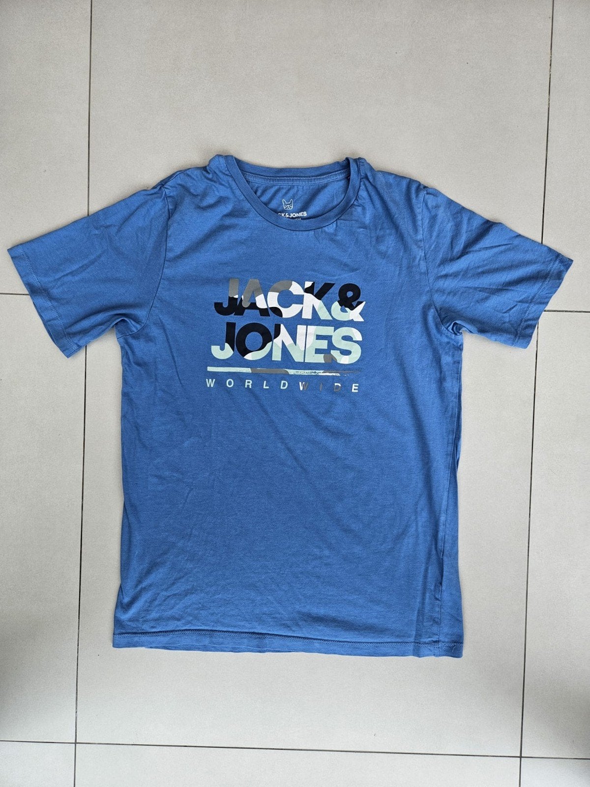 Jack & Jones T-Shirt Blauw Maat XL, Jack & Jones, Verzenden, Blauw, Maat 56/58 (XL)
