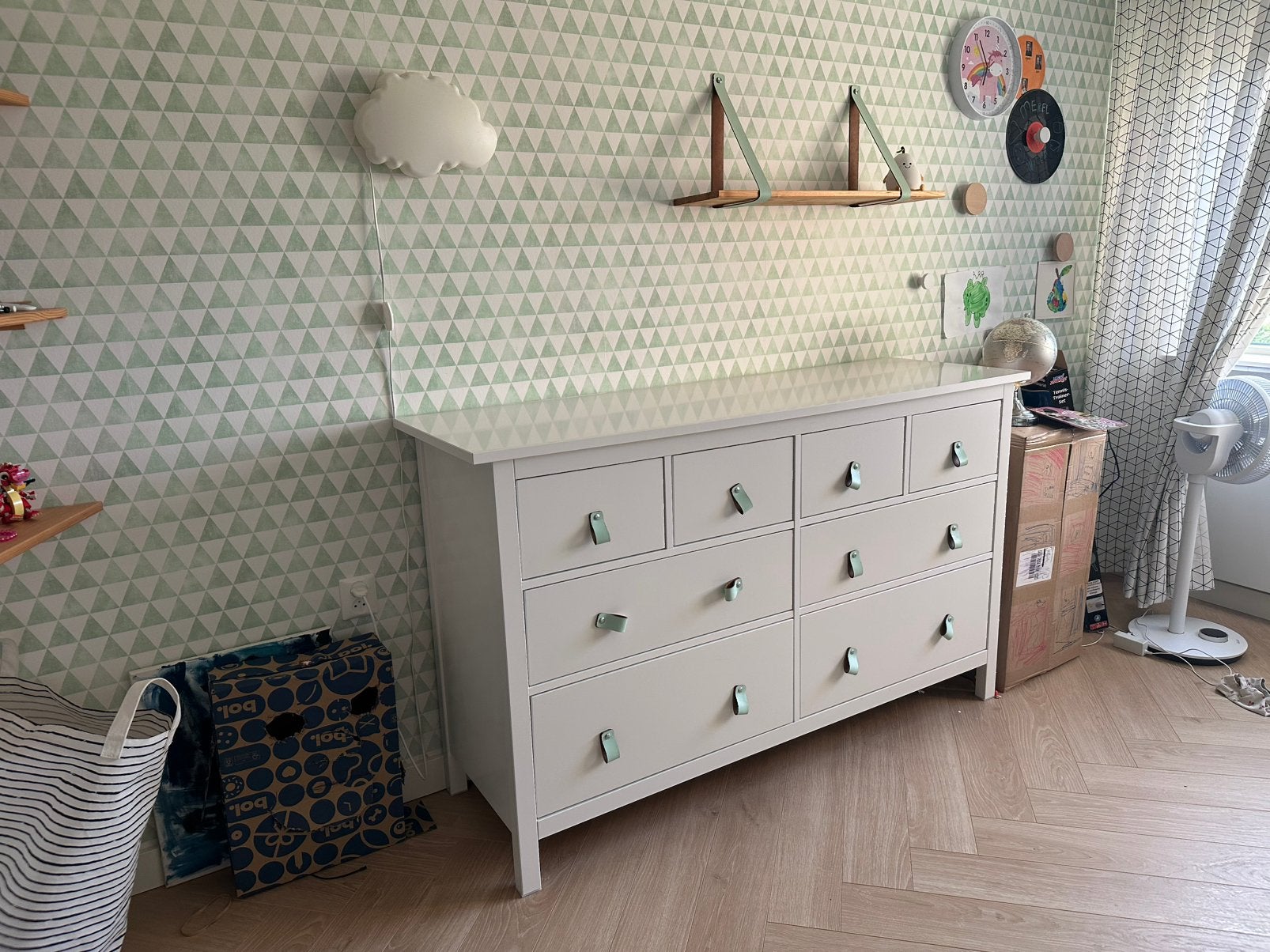 Ikea hemnes ladekast/commode met 8 lades, Ophalen, Gebruikt, 150 tot 200 cm, Met lade(s)