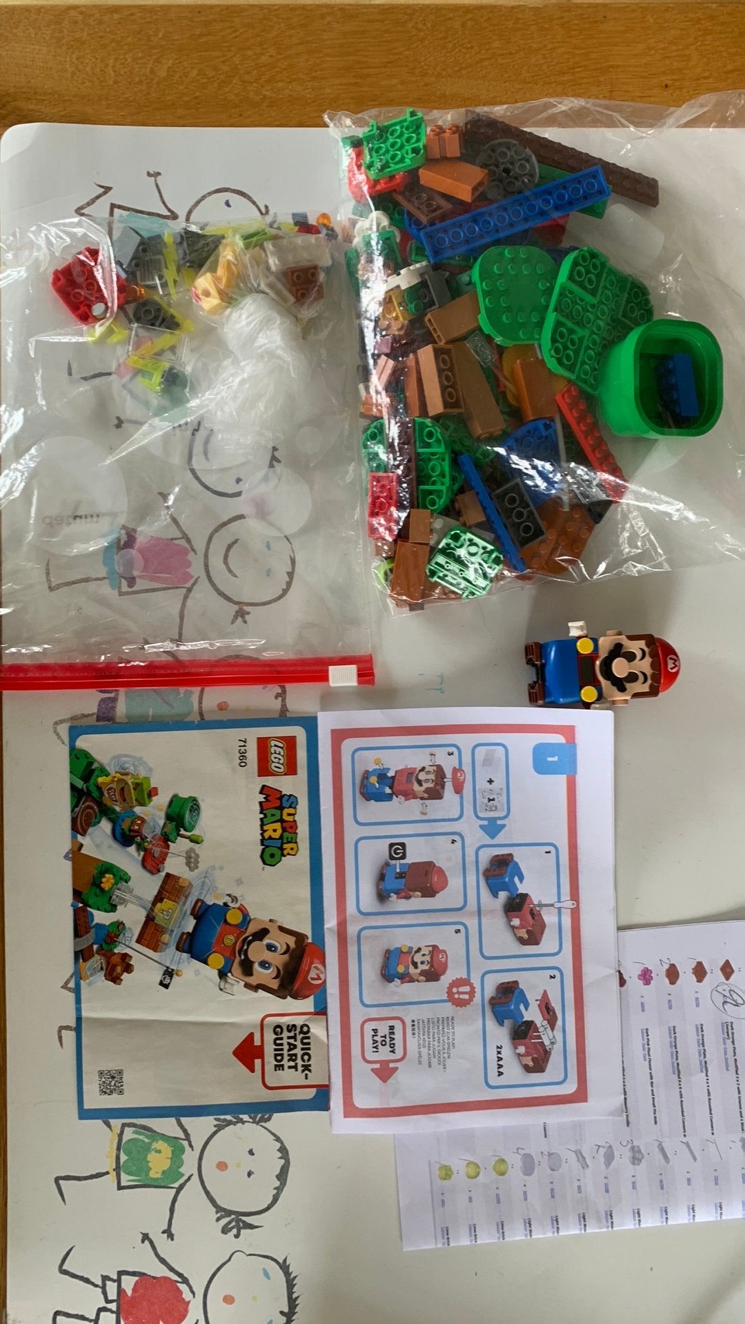 Lego mario starterset 71360, Ophalen of Verzenden, Zo goed als nieuw