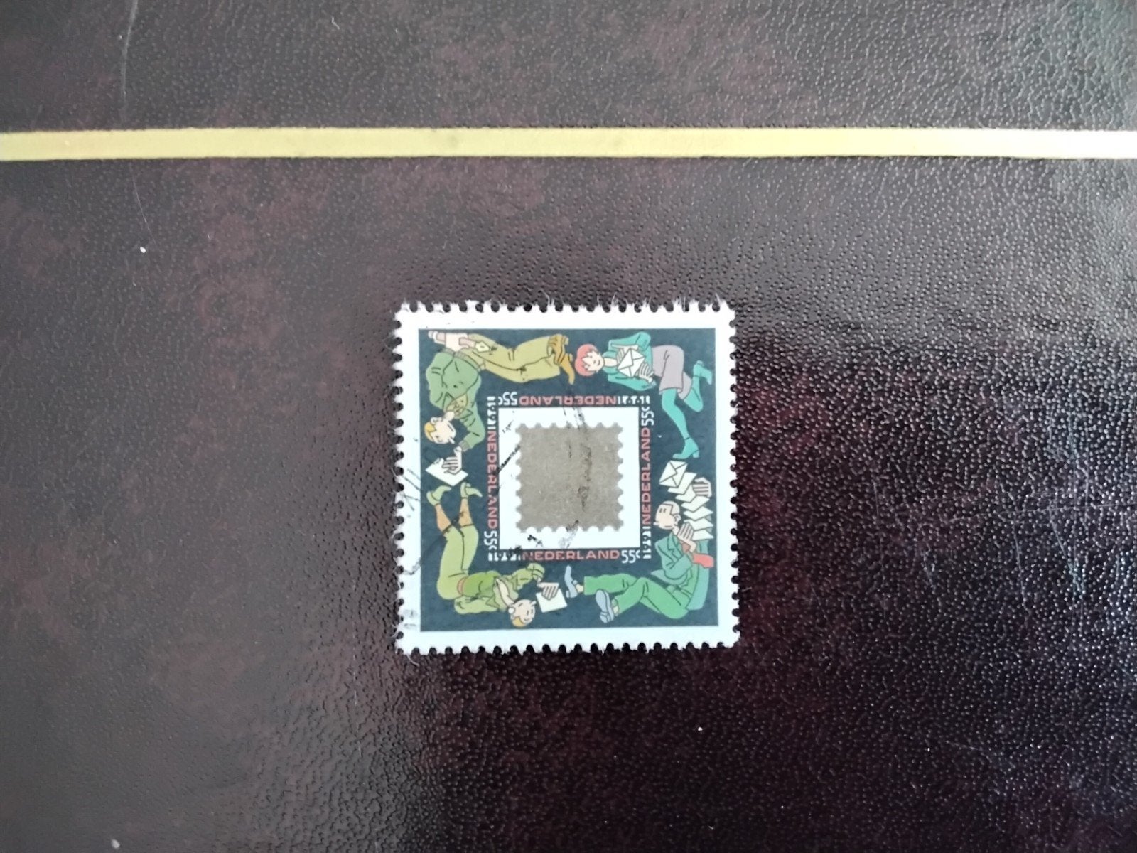 NVPH 1487 December zegel 1991 gestempeld, Verzenden, Na 1940, Gestempeld