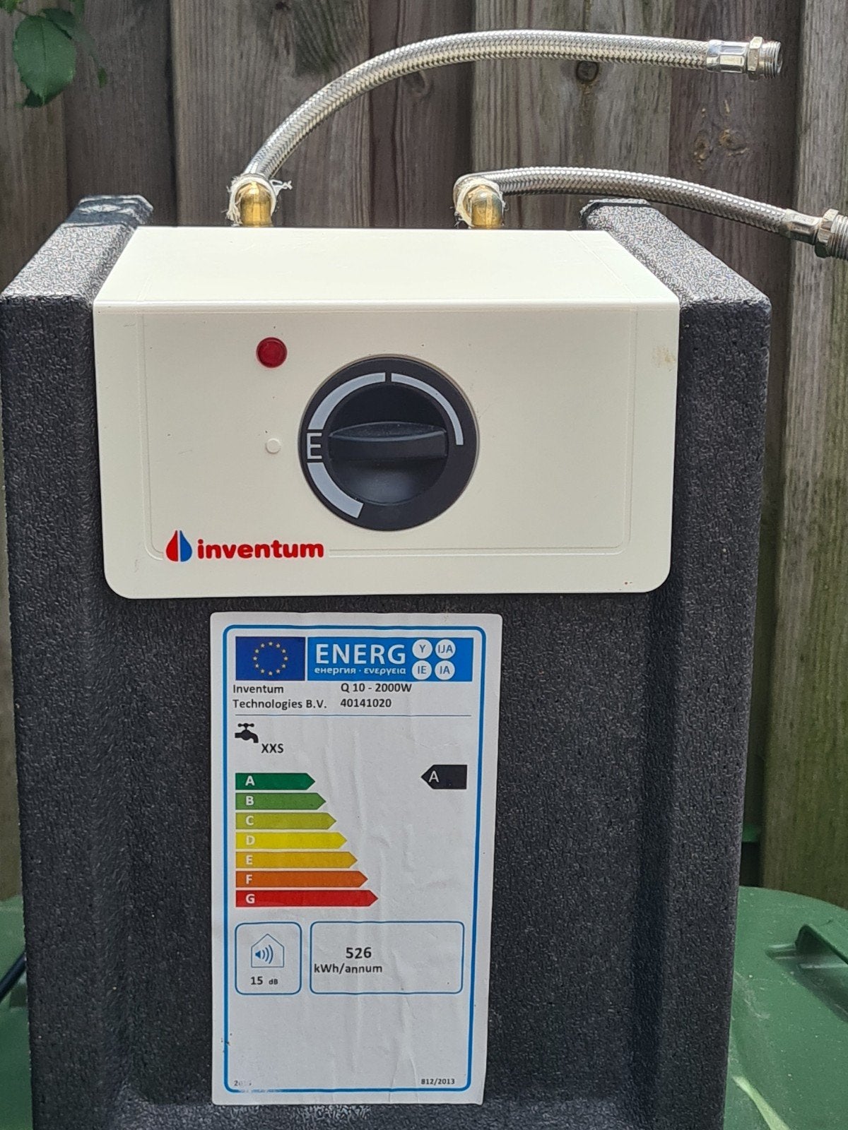 Inventum Q10, elektrische keukenboiler., Doe-het-zelf en Verbouw, Ophalen, Boiler, Zo goed als nieuw, Minder dan 20 liter