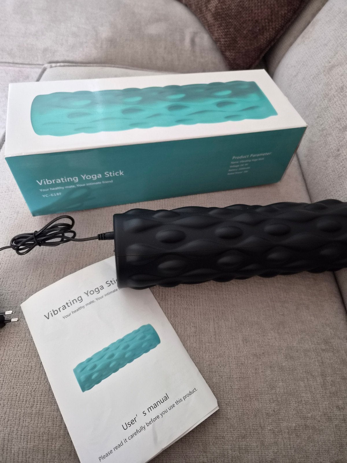 Vibrerende Yoga Stick - Foam Roller voor Spierontspanning, Ophalen of Verzenden, Nieuw, Yoga-accessoire
