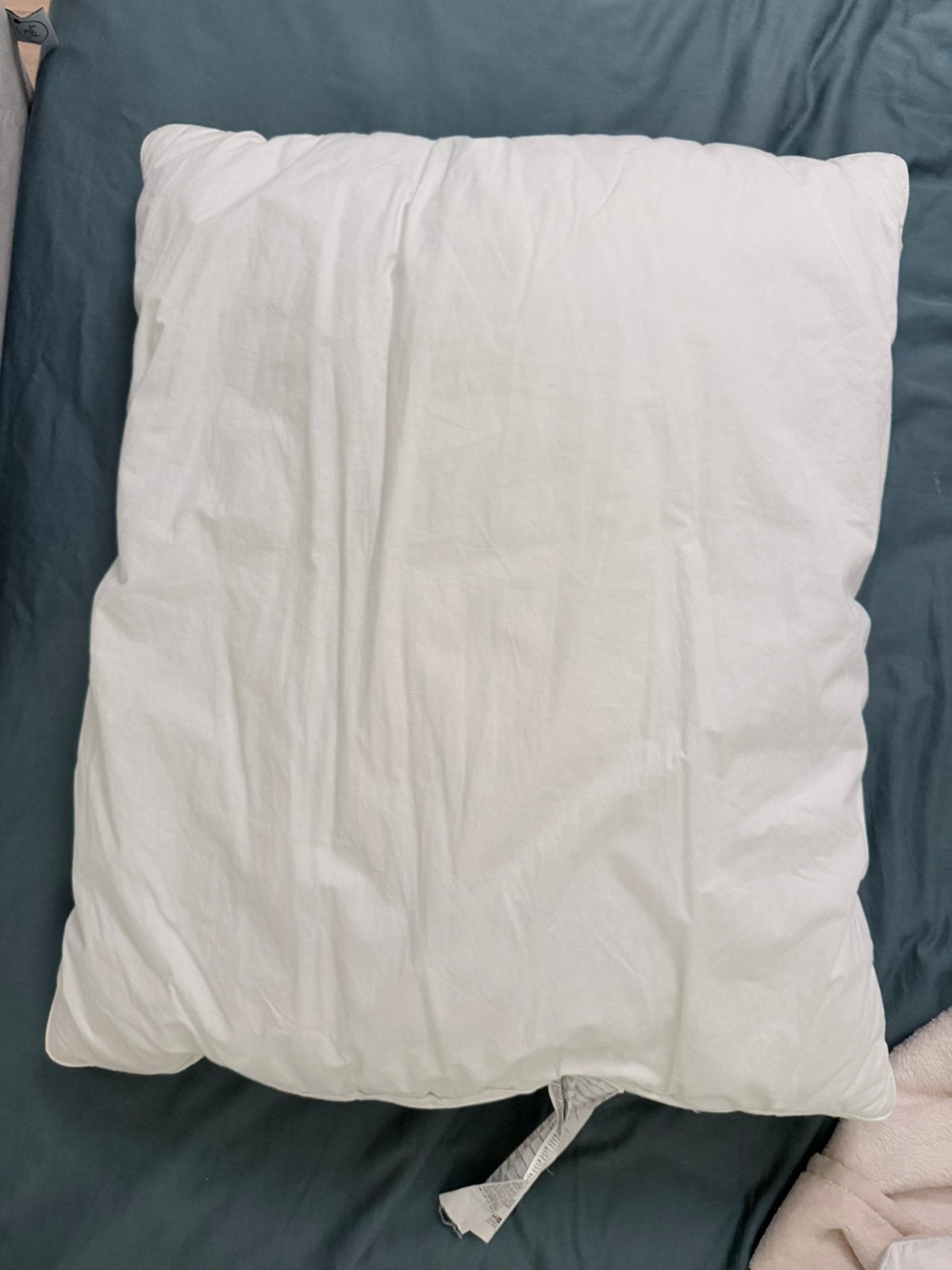Ikea GRÖNAMARANT Kussen, laag, 60x70 cm, Ophalen of Verzenden, Zo goed als nieuw, Wit, Vierkant