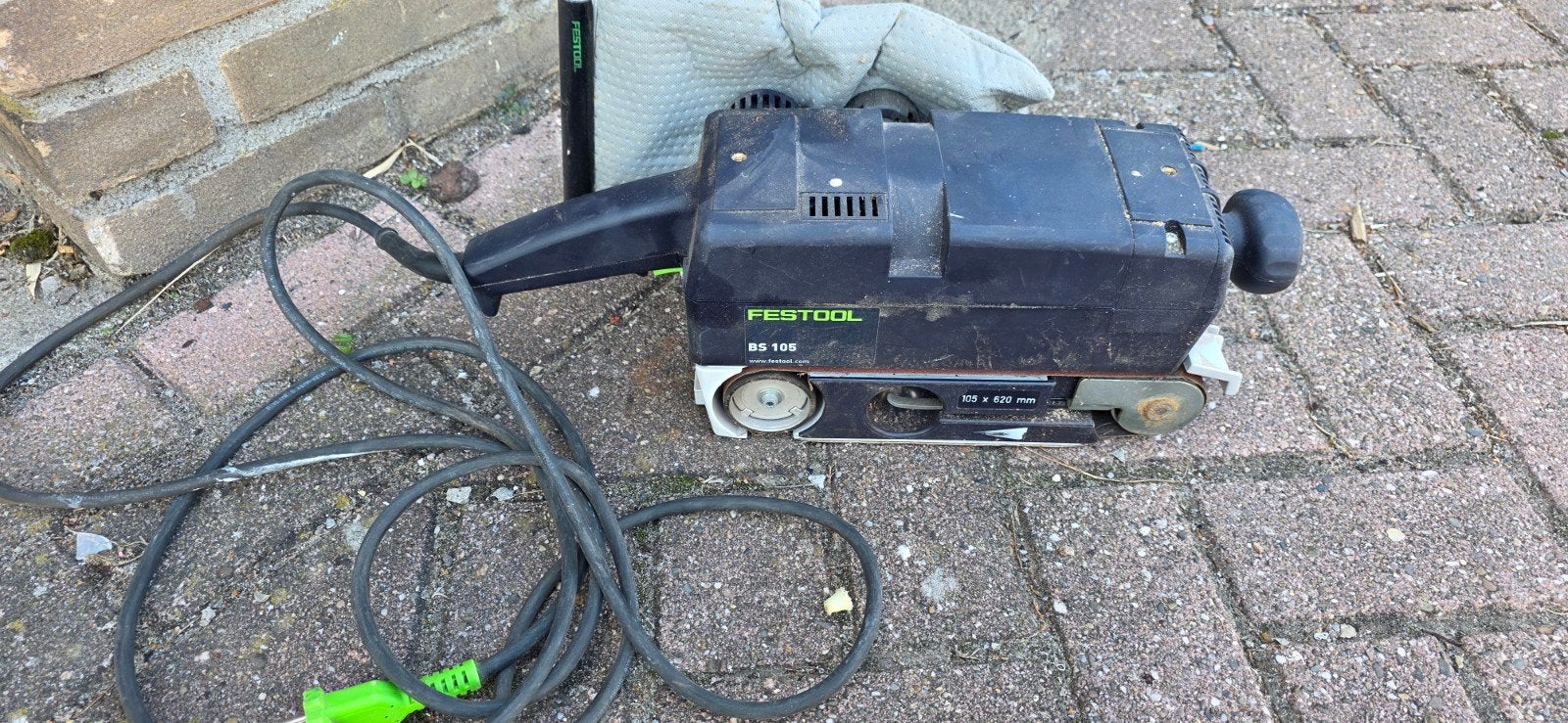 Festool BS 105 Bandschuurmachine - Krachtig en Betrouwbaar, Ophalen, Gebruikt, 600 tot 1200 watt, Bandschuurmachine