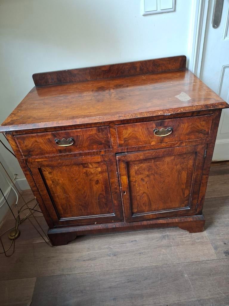 Vintage Kastje - Massief Hout met Lades en Deuren, Antiek en Kunst, Ophalen of Verzenden
