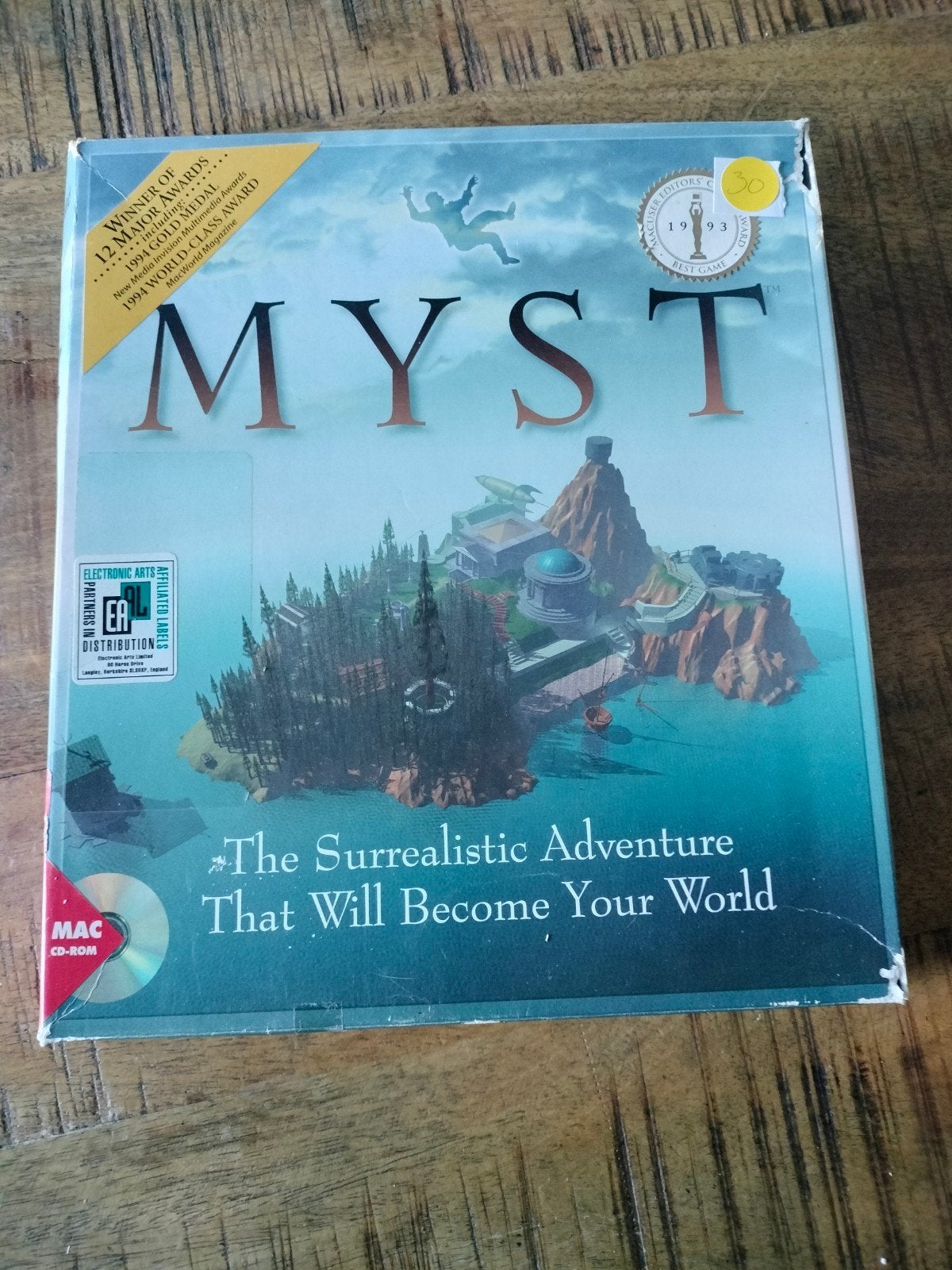 MYST - The Surrealistic Adventure (MAC CD-ROM), Avontuur en Actie, Gebruikt, 1 speler, Ophalen of Verzenden