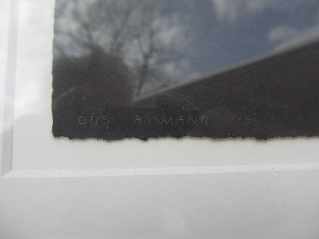 Grote kleurrijke Litho Gijs Assmann/ gesigneerd, Personages en Fantasiefiguren, Gesigneerd, Ophalen of Verzenden, Lithografie