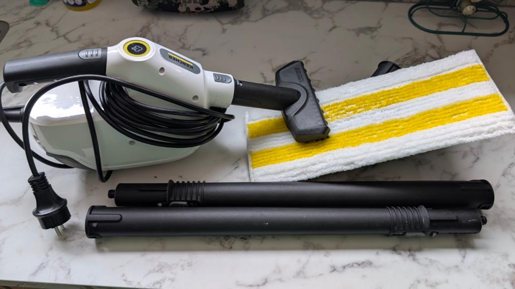 Kärcher SC1 EasyFix stoomreiniger wit, Ophalen, Zo goed als nieuw, Stoomreiniger