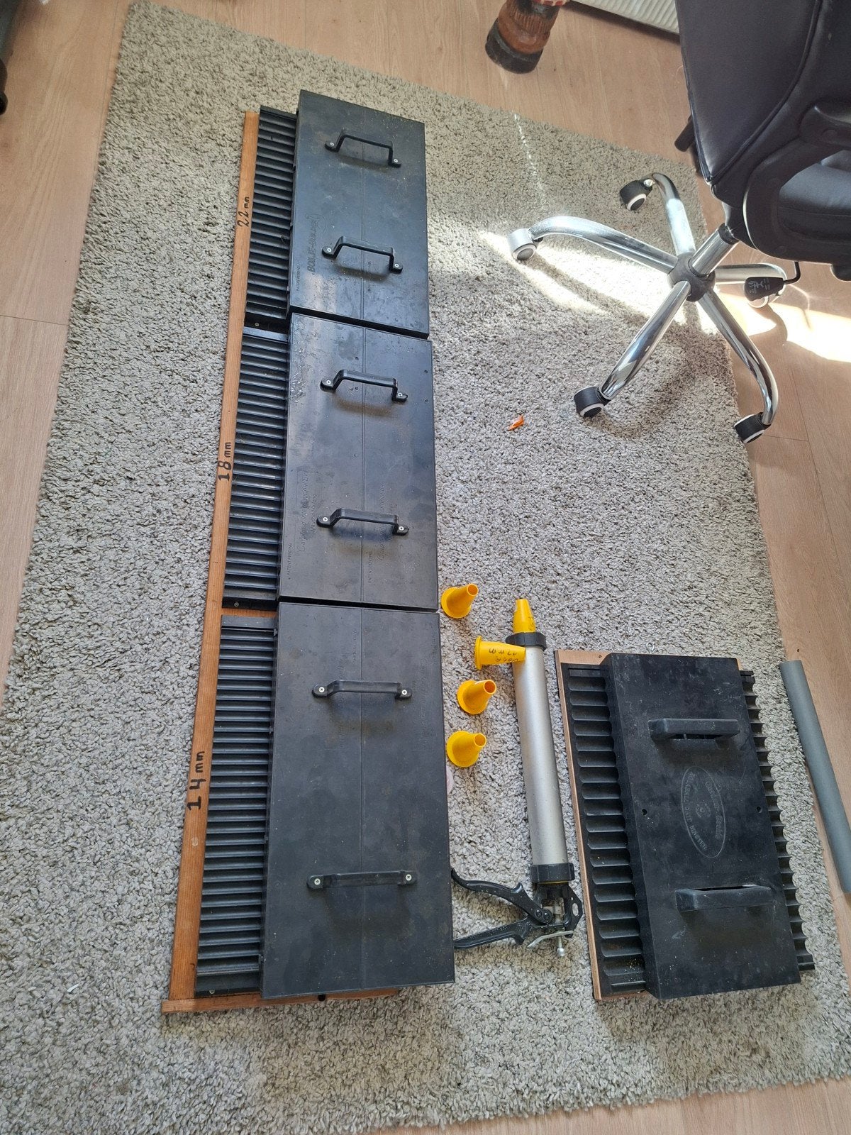 Complete karpervissen boilieplanken set met spuit, Ophalen