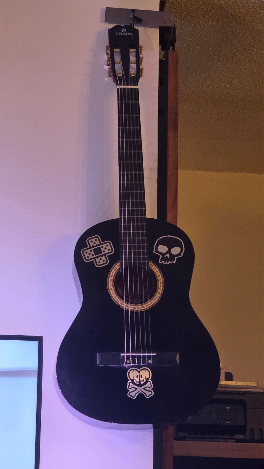 Delson Klassieke Gitaar Zwart - Ideaal voor beginners, Muziek en Instrumenten, Ophalen, Zo goed als nieuw, Klassieke of Spaanse gitaar