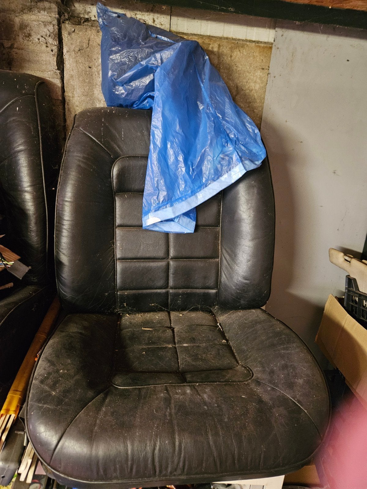 Set elektrische leren stoelen voor camper of busje, Auto-onderdelen, Ophalen, Gebruikt, Universele onderdelen