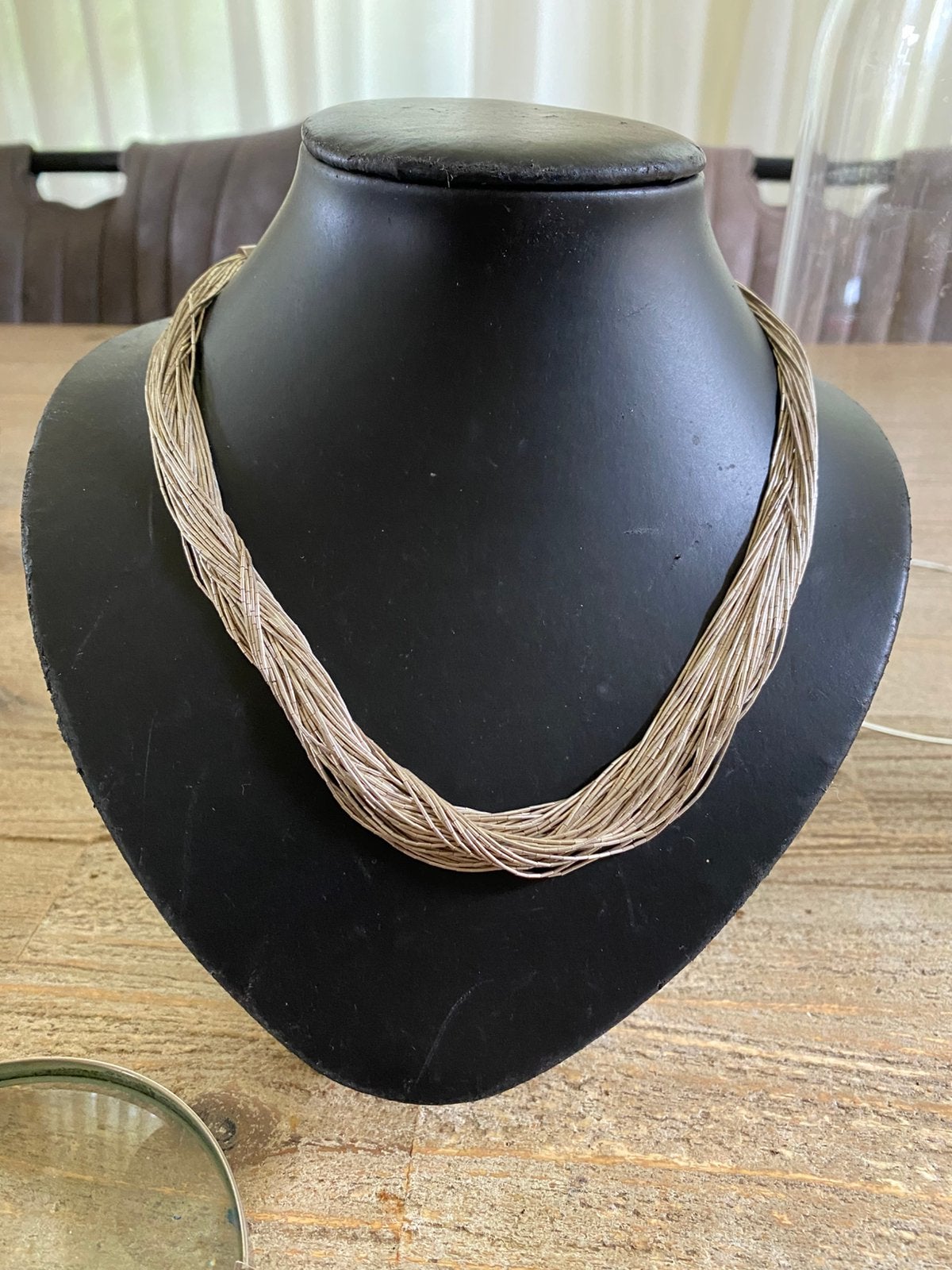 Antieke vintage’s navajo ketting zilver, Ophalen of Verzenden, Zilver, Overige merken