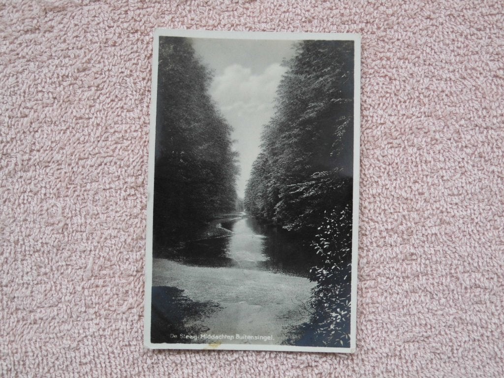 De Steeg , Middachten, Buitensingel., Verzamelen, Ophalen of Verzenden, 1920 tot 1940, Gelopen, Gelderland