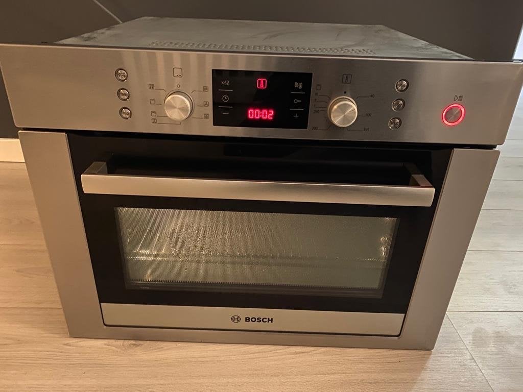 Bosch Inbouw Combi-oven Hete Lucht en Magnetronfunctie, 45 tot 50 cm, Gebruikt, Bella, Hete lucht