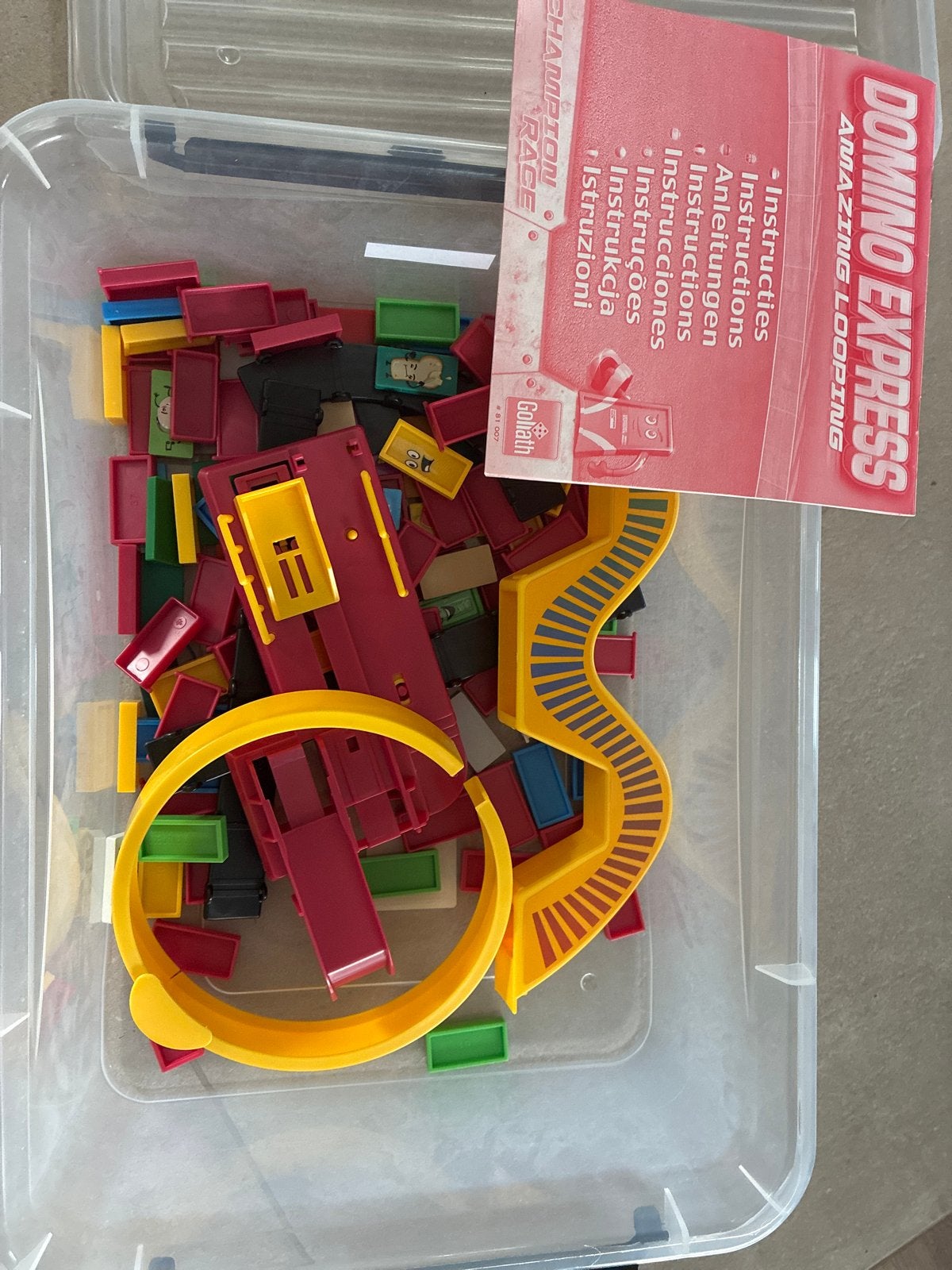 Domino Express Amazing Looping met veel dominostenen, Ophalen of Verzenden, Gebruikt, Jongen of Meisje