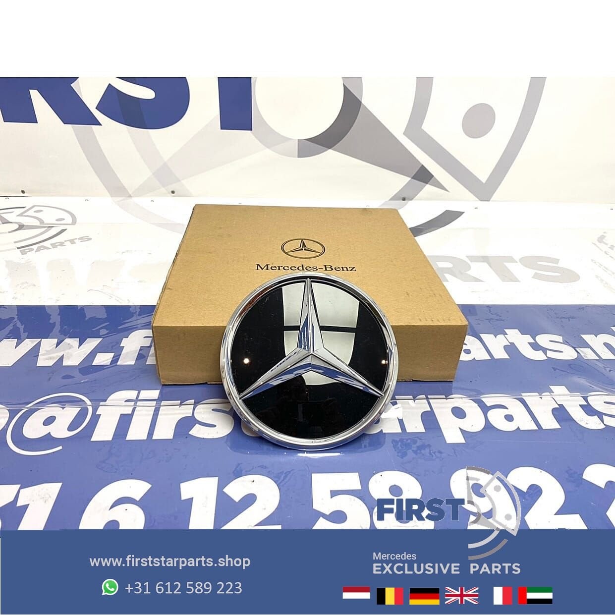 Mercedes STER EMBLEEM W177 W247 W118 H247 FACELIFT W205 W253, Gebruikt, -, Ophalen of Verzenden, -