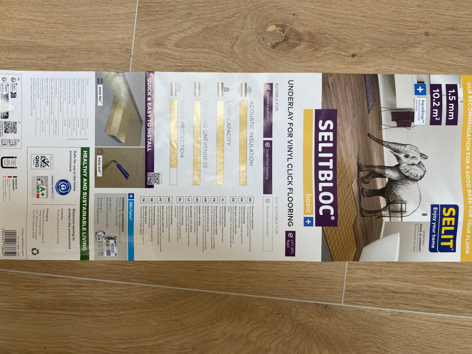 Selitbloc, Ophalen, Overige materialen, 30 cm of meer, Nieuw