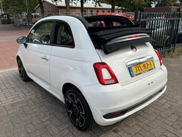 Fiat 500 C 1.0 Hybrid Launch Ed. Clima Cruise PDC Stoelverwa, Auto's, Voorwielaandrijving, Dealer onderhouden, Gebruikt, Cabriolet