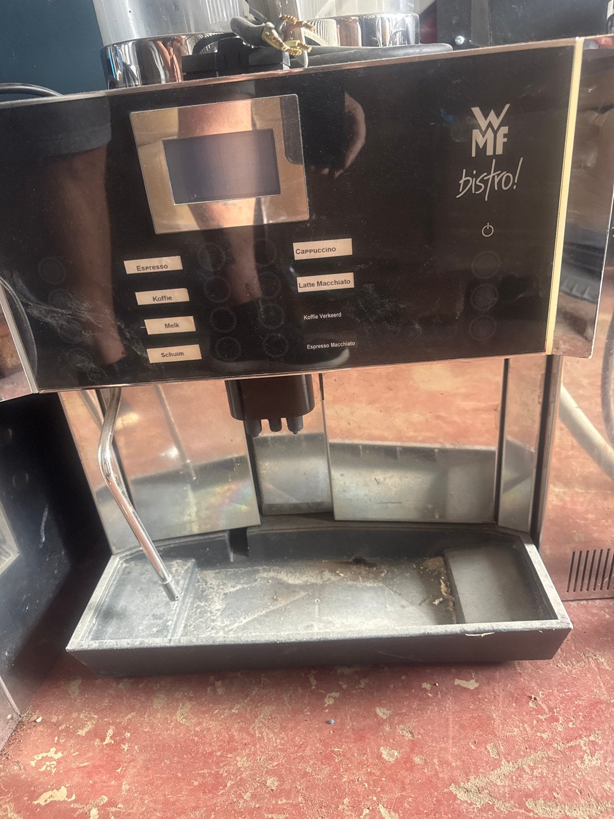 WMF Bistro Koffiemachine - Gebruikt 3 stuks loop of sloop, Gebruikt, 10 kopjes of meer, Koffiemachine, Gemalen koffie
