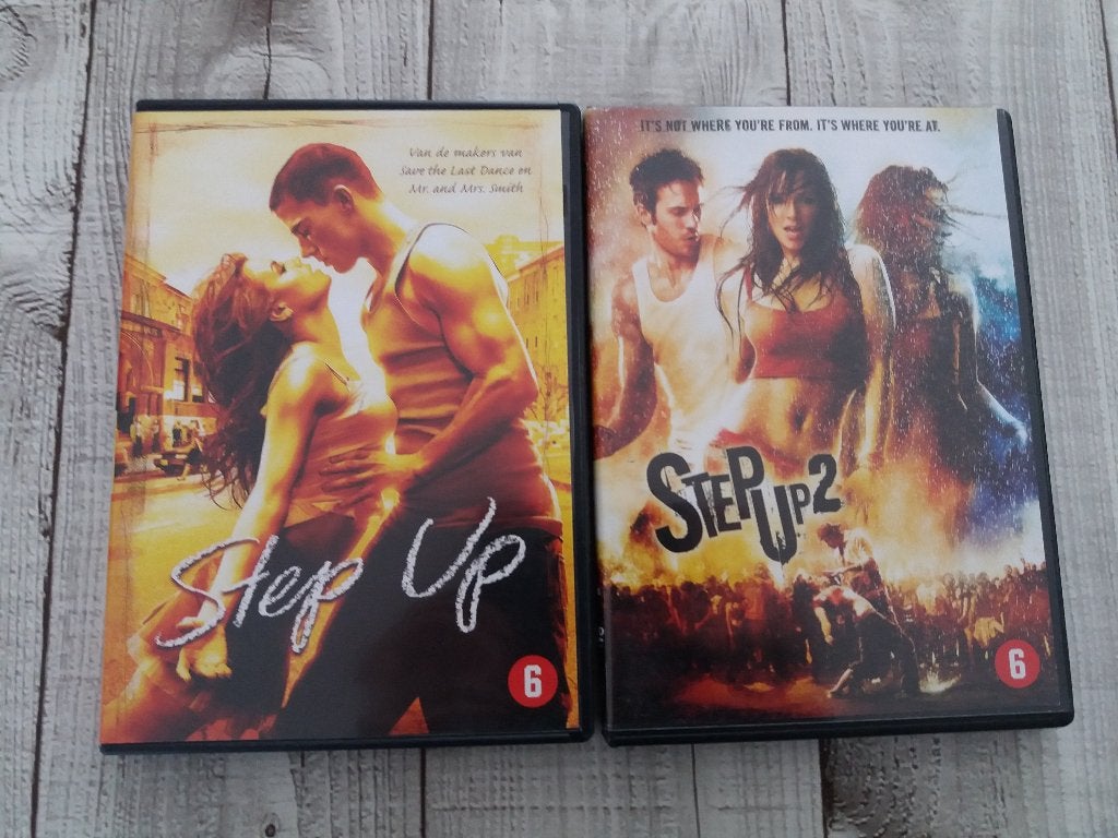 Step Up en Step Up2 - 2 dvd's - muziek en dans, Engels, Nederlands, Ophalen of Verzenden, Zo goed als nieuw