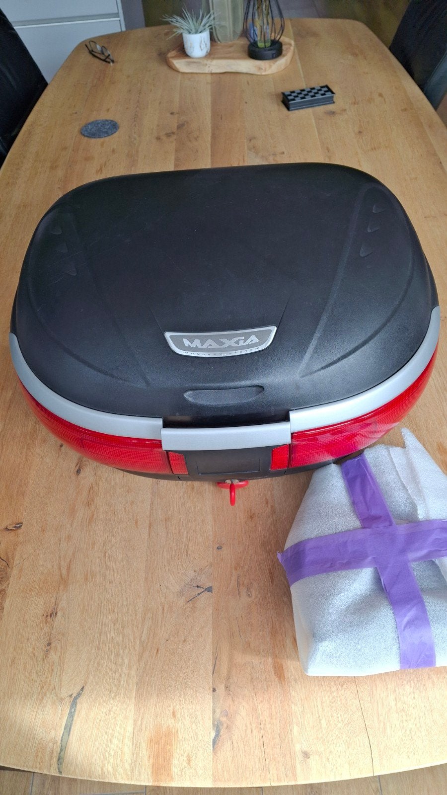 Maxia Givi Monokey E52 Systeem Topkoffer Scooter/Motor, Motoren, Ophalen, Gebruikt
