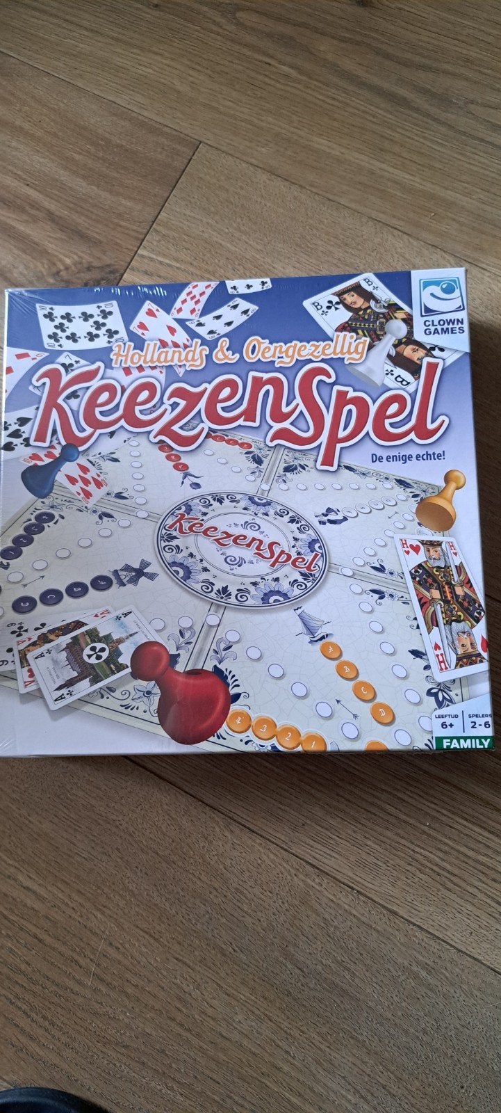 Keezenspel Hollands & Oergezellig Bord- en Kaartspel, Vijf spelers of meer, Ophalen of Verzenden, Nieuw, Clown Games