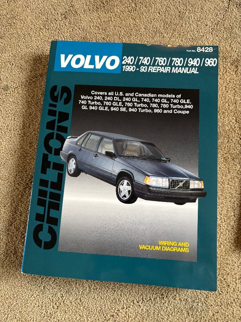 Volvo repair manual 240, 740,760,940,960 Chilton's, Auto diversen, Ophalen of Verzenden