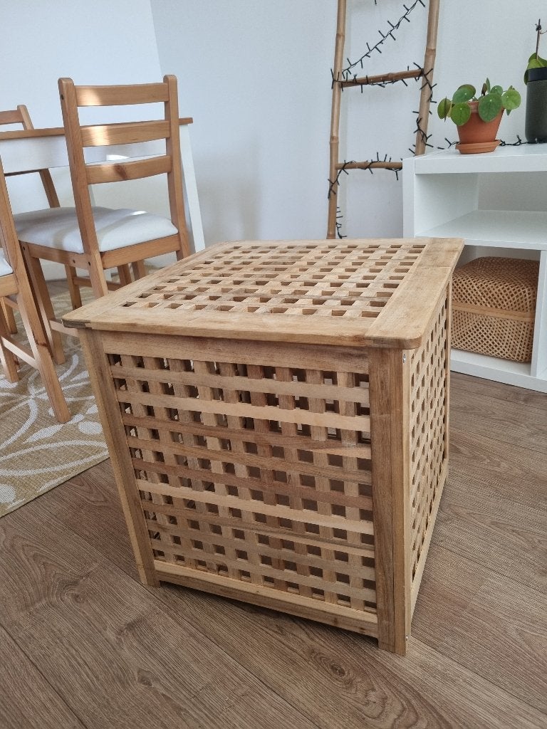 HOL Tafeltje (Side table), Minder dan 55 cm, Gebruikt, Rechthoekig, Hout