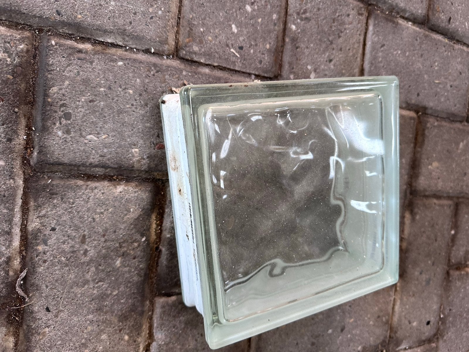 30 stuks glazen bouwstenen, Ophalen of Verzenden, Gebruikt