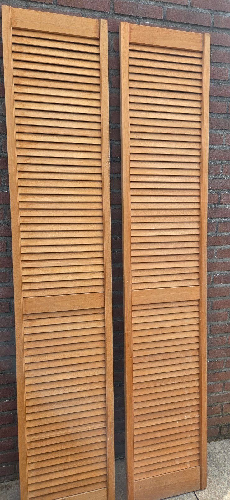 6 louvre luiken/ deuren te koop, Huis en Inrichting, Ophalen, Gebruikt