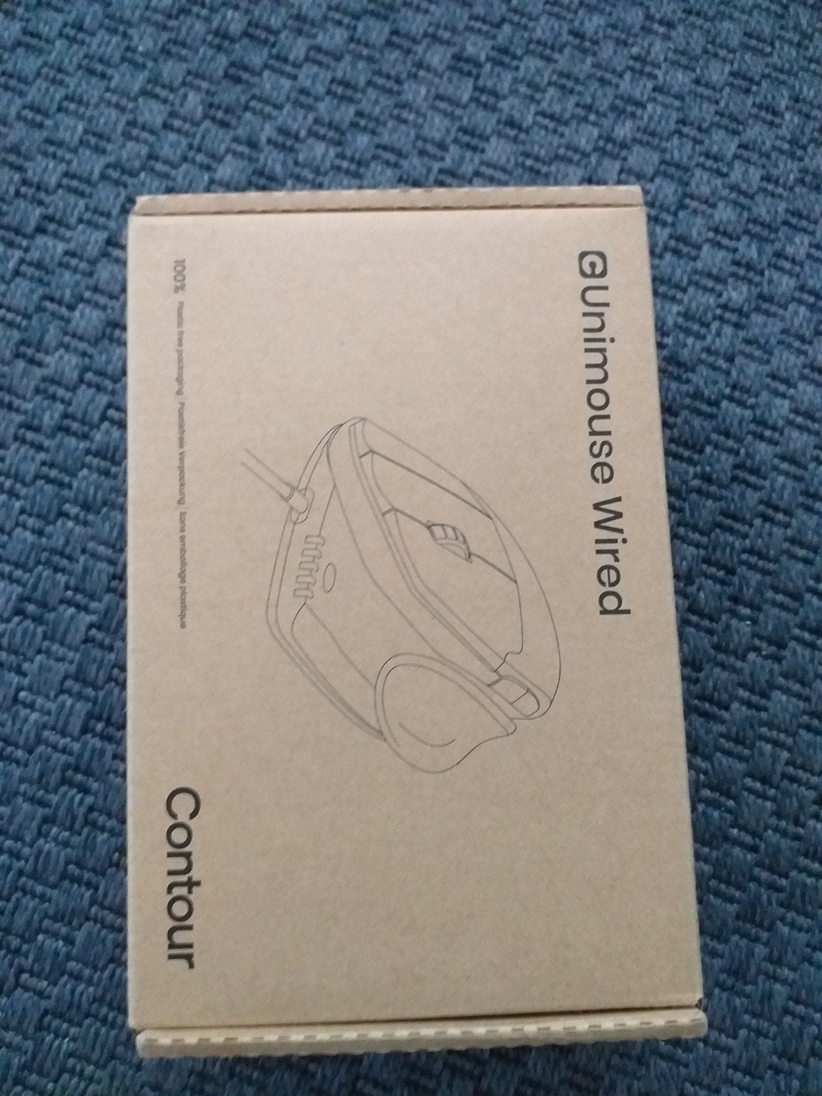 Contour Unimouse Wired Ergonomische Muis, Computers en Software, Muizen, Muis, Ergonomisch, Contour, Ophalen of Verzenden