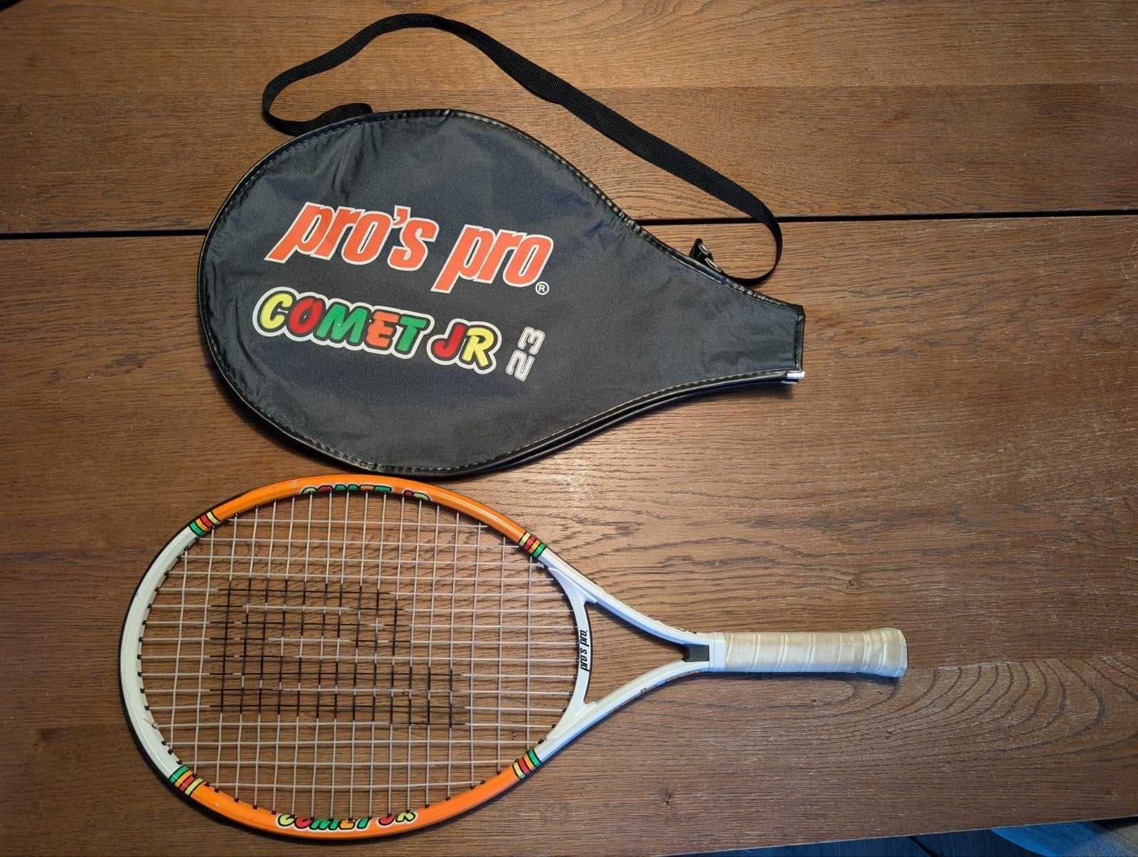 Pro's Pro Comet JR 23 tennisracket met hoes voor kind, Gebruikt, L00, Racket, Ophalen