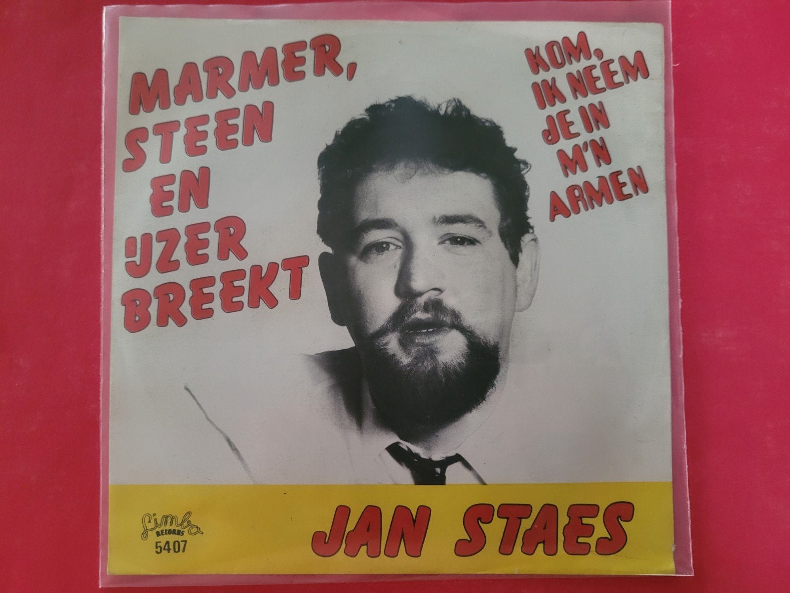 Jan Staes - Marmer, steen en ijzer breekt ., Ophalen, Zo goed als nieuw, Overige formaten, Levenslied of Smartlap