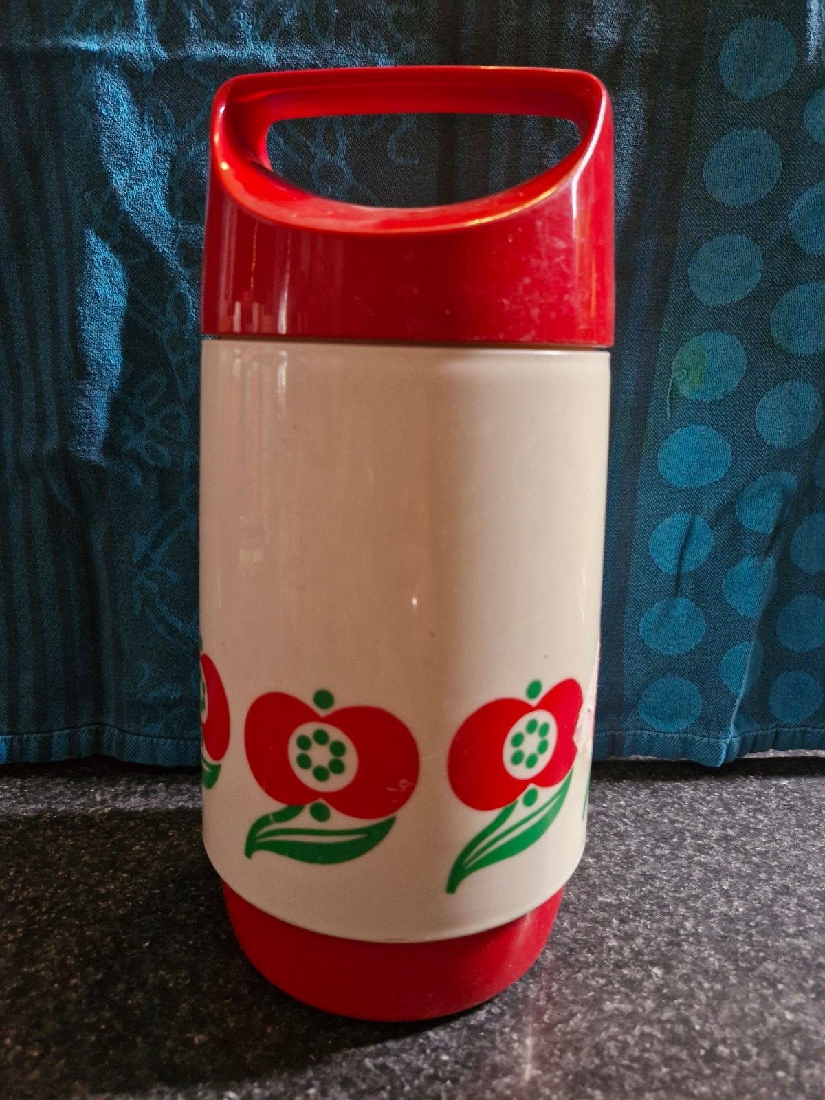 vintage retro fleskoeler thermosfles, Ophalen of Verzenden, Gebruikt