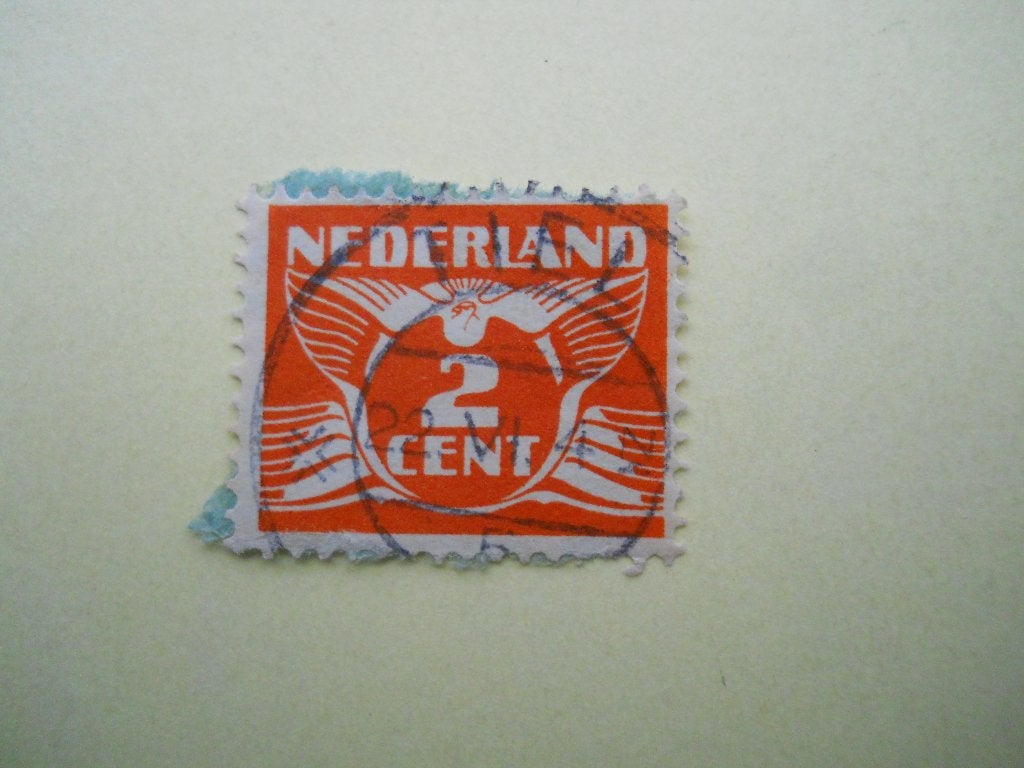 Nederland 1925 Vliegende duif Nvph.173 Rondstempel Tiel, Ophalen of Verzenden, T/m 1940, Gestempeld