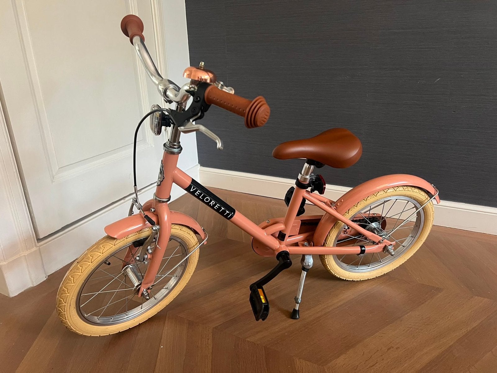 Veloretti Maxi Kinderfiets 16 inch - Z.G.A.N., Ophalen, Zo goed als nieuw, 16 tot 20 inch