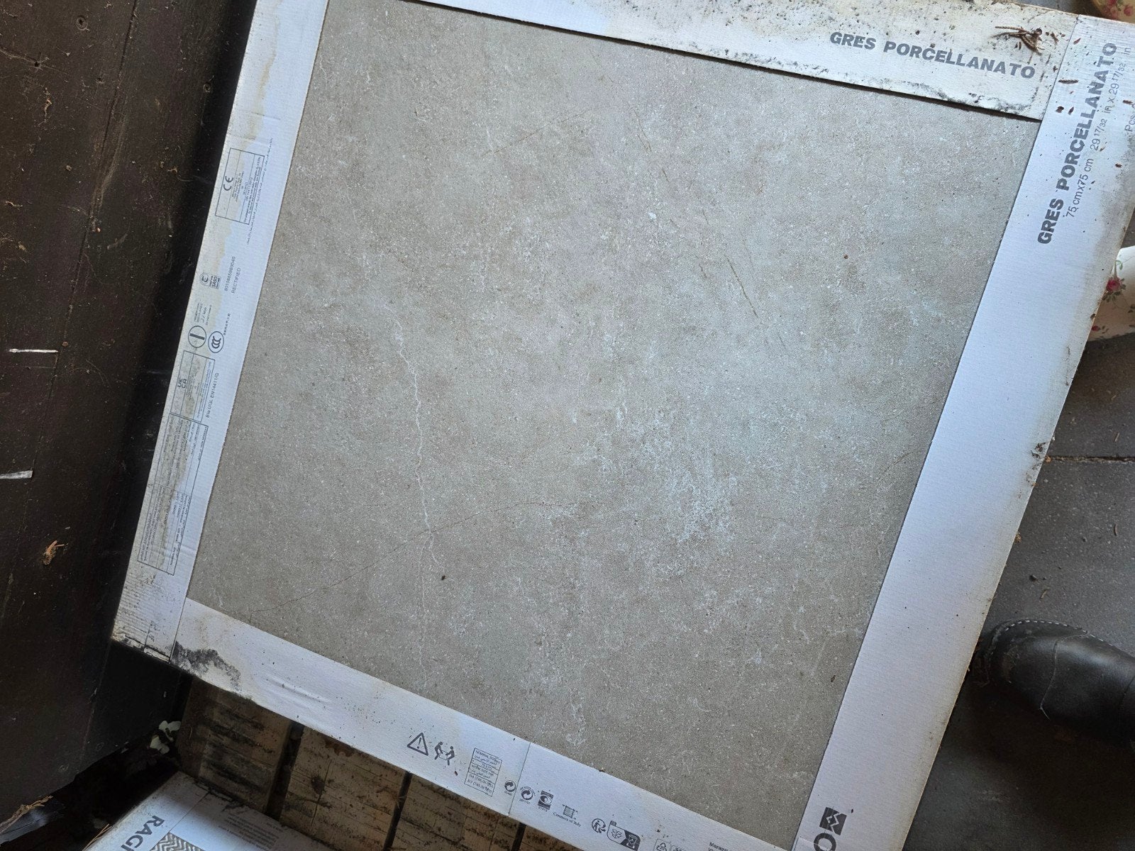 Gres Porcellanato Vloertegels 75x75 cm - Nieuw, Ophalen, 60 cm of meer, Nieuw, Minder dan 5 m²