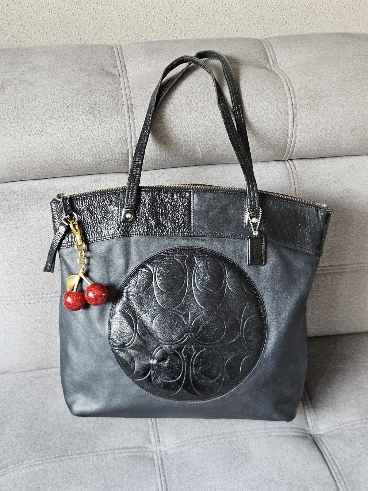 Authentieke Coach tas - Zwart leer, Sieraden, Tassen en Uiterlijk, Tassen | Damestassen, Ophalen of Verzenden, Gebruikt, Zwart