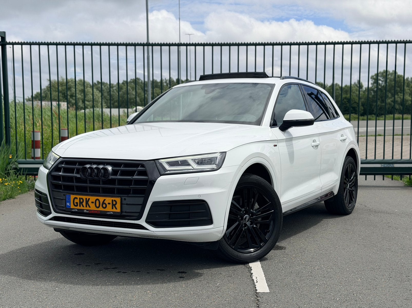 Audi Q5 2.0 TFSi QUATTRO | S-Line | PANO | 252pk | LED | SQ5, Auto's, Audi, Wit, Bruin, Vierwielaandrijving, Particulier