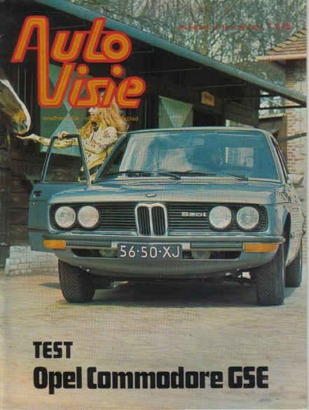 Autovisie 18 1973 : Opel Commodore GSE Coupe - VW Bus T2, Ophalen of Verzenden, Gelezen, Algemeen